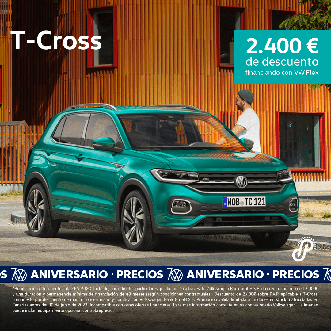 suv pequeño volkswagen t-cross en oferta